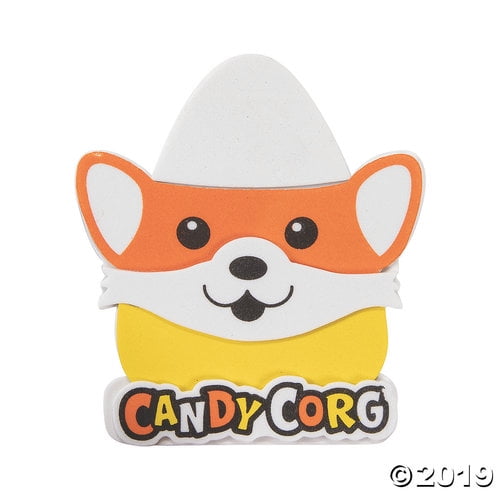 1 Candy Corn Foam Photo Frame Magnet Kit Craft Fall 1 Candy Corn Foam Photo Frame Magnet Kit Craft Fall